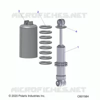 SUSPENSION, SHOCK ANTERIORE TRACK (7045494)