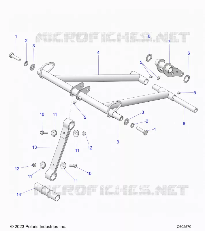 SUSPENSION, ANTERIORE COPPIA ARM