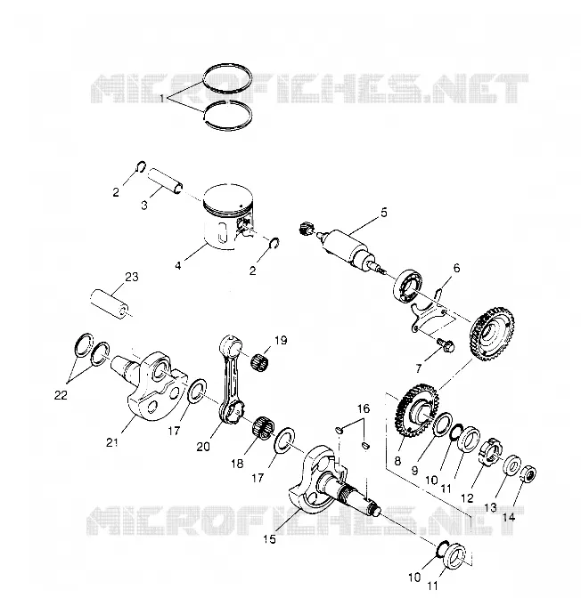 PISTONEEE   ALBERO MOTORE SCRAMBLER W957840 (4927252725C012)