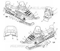 DECALS CLASSIC TOURING 0983365 AND EUROPEAN CLASSIC TOURING E983365 (4942484248A014)