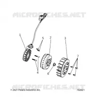 ENGINE, STATOR AND FLYRUOTA