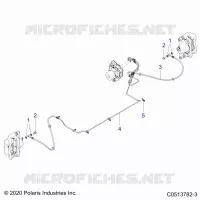 FRENO ANTERIORE BRAKE LINE