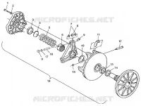 TRASMISSIONE FRIZIONE 700 RMK 0980966 and EUROPEAN 700 RMK E980966 (4943724372C001)