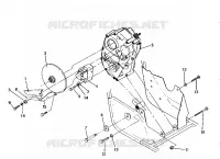 SCATOLA DEGLI INGRANAGGI / FRENO 250 6x6 / W928727 (4922842284037A)