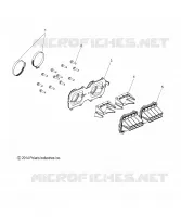 ENGINE, REED VALVE AND THROTTLE BODY ADAPTOR