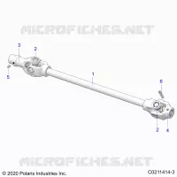 TRASMISSIONE, FRONT PROP SHAFT
