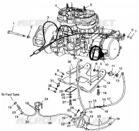 MONTAGGIO DEL MOTORE 600 RMK 0980958 and  EUROPEAN 600 RMK E980958 (4944634463C005)