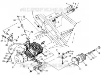 MONTAGGIO DEL MOTORE (BLAZER) Trail Blazer W97BA25C (4940124012A010)