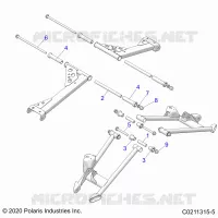 SOSPENSIONE POSTERIORE CONTROL ARM MOUNTING
