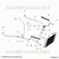 ENGINE, SISTEMA DI RAFFREDDAMENTO, HOSES