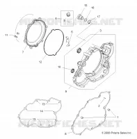 MOTORE, COPERCHIO FRIZIONE