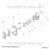 BRAKES, PINZA POSTERIORE