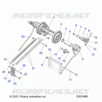 SUSPENSION, POSTERIORE COPPIA ARM