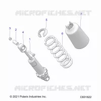 SUSPENSION, SHOCK ANTERIORE TRACK