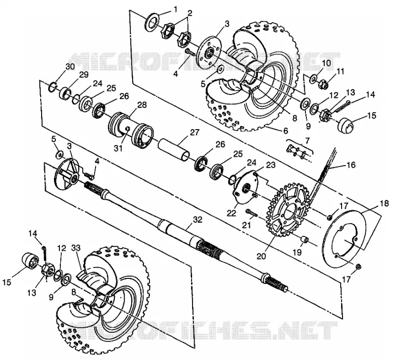 TRAZIONE POSTERIORE Scrambler W957840 (4927252725C005)
