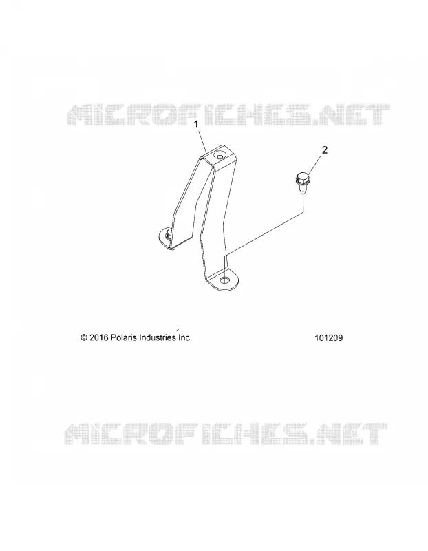 TELAIO, FUEL TANK SUPPORT BRACKET