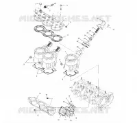 CYLINDER, HEAD   SCARICO VALVOLE