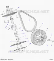 TRASMISSIONE, SECONDARY CLUTCH