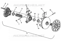 TRASMISSIONE FRIZIONE ASSEMBLY LITE GT 0943133 and STARLITE GT 0943127 (49250125010021)
