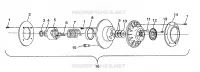 FRIZIONE DRIVEN 500 INDY 0982764(A)(B) and EUROPEAN 500 INDY E982764A (4942104210C004)