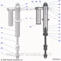 SOSPENSIONE POSTERIORE SHOCK INTERNALS