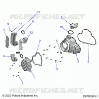 ENGINE, ALTERNATORE COVER HVAC