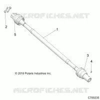 TRASMISSIONE, REAR PROP SHAFT