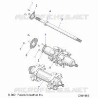 DRIVE TRAIN, JACKSHAFT AND ALBERO DI TRASMISSIONE