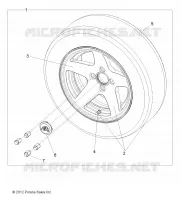 RUOTAS, OPTIONS, RUOTA, 14 INCH STREET ALUMINUM RIM, US