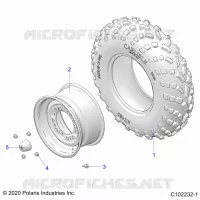 RUOTAS, FRONT TIRE