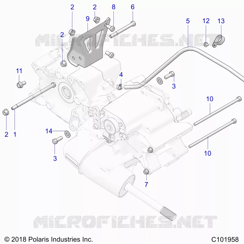 DRIVE TRAIN, MAIN SCATOLA INGRANAGGI MONTAGGIO