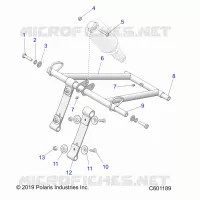 SUSPENSION, ANTERIORE COPPIA ARM