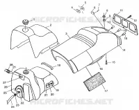 SEDILE   SERBATOIO DI GAS 440 XCR 0971660 (4937893789A006)