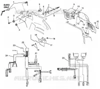 CONSOLE   CABLAGGIO 600 XCR 0975677, 600 XCR SE H975677 AND EUROPEAN 6 (4937963796A010)