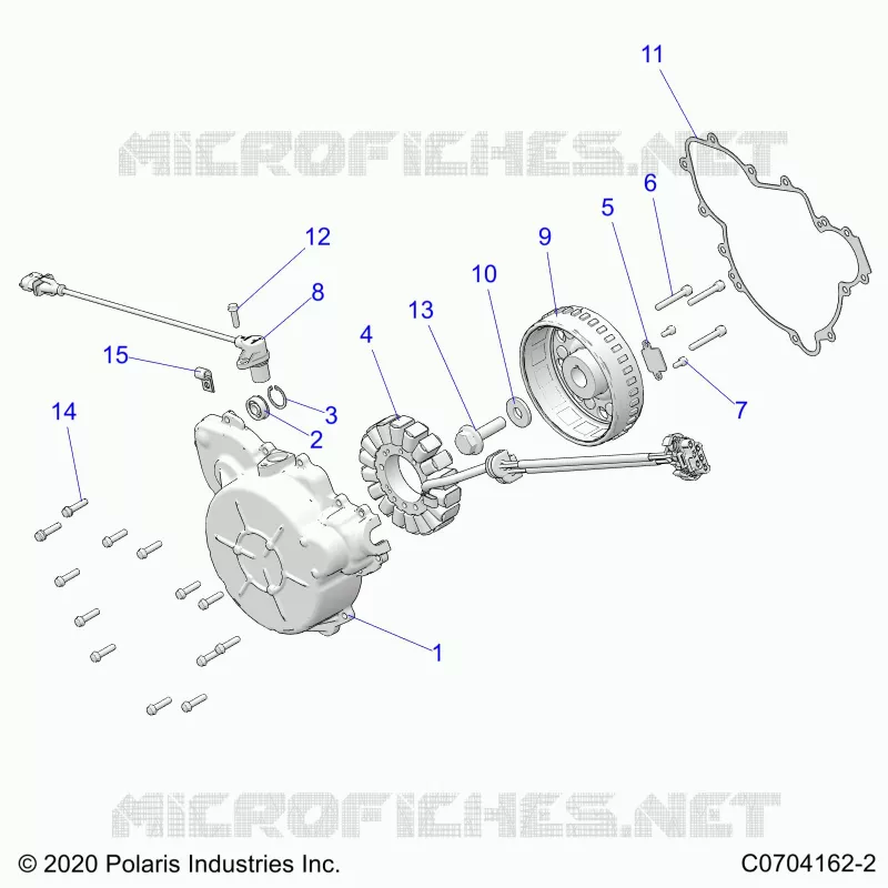 ENGINE, STATOR AND FLYRUOTA