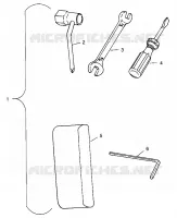 KIT DI STRUMENTI SL 700 B964066 and  Intl. SL 700 I964066 (4935633563B014)