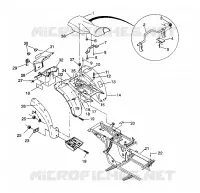 POSTERIORE CABINA DI MONTAGGIO Sportsman 4X4 / W938039 (4926382638002A)