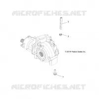 TRASMISSIONE, GEARCASE MOUNTING, FRONT