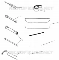 KIT DI STRUMENTI 500 EFI 0942774 and EFI SKS 0942574 (4924982498018A)