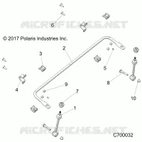 SOSPENSIONI ANTERIORI STABILIZER BAR- R19RSK99AS/A9/AD/BS/B9/BD (C700032)