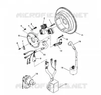 MAGNETO ASSEMBLY 2X4 350L W937539 (4924032403038A)