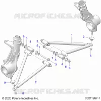 SUSPENSION, A-ARM AND PAVONEGGIARSI MOUNTING