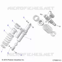 SUSPENSION, REAR SHOCK MONTAGGIO