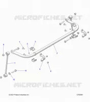 SUSPENSION, REAR BARRA DI STABILIZZAZIONE