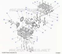 ENGINE, CRANKCASE, ALBERO MOTORE