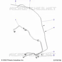 BODY, CARBURANTE LINES, STD.