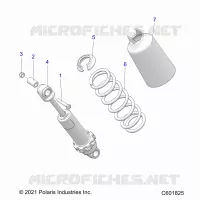 SUSPENSION, SHOCK ANTERIORE TRACK (7045714)