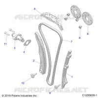 CAM CATENA AND TENSIONER