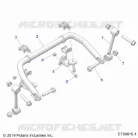 SUSPENSION, FRONT BARRA DI STABILIZZAZIONE