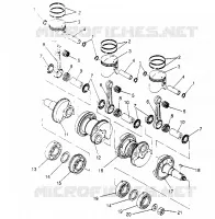 PISTONEEE   ALBERO MOTORE STORM 0950782, STORM SKS 0950582,  EURO STORM E950782 (4929012901C013)